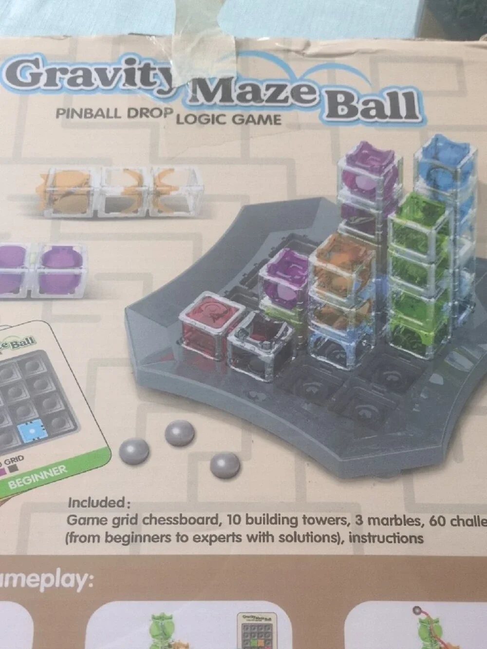 Logic Puzzle - Green, Purple, Blue & Amber